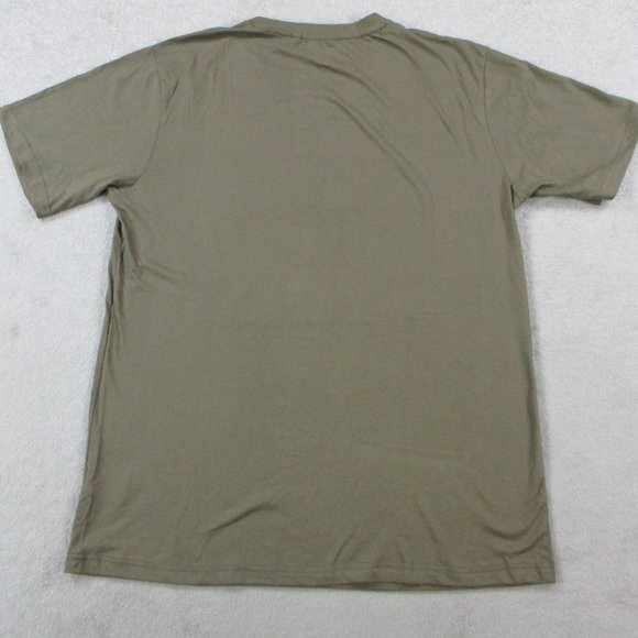 True Religion Shirt Adult 3XL XXXL Brown Embroidered Spell Out Crewneck Tee Mens - Picture 4 of 9